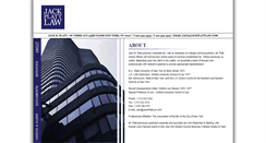 Desktop Screenshot of jackplattlaw.com